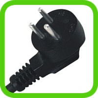 Elektrische Stecker typ h